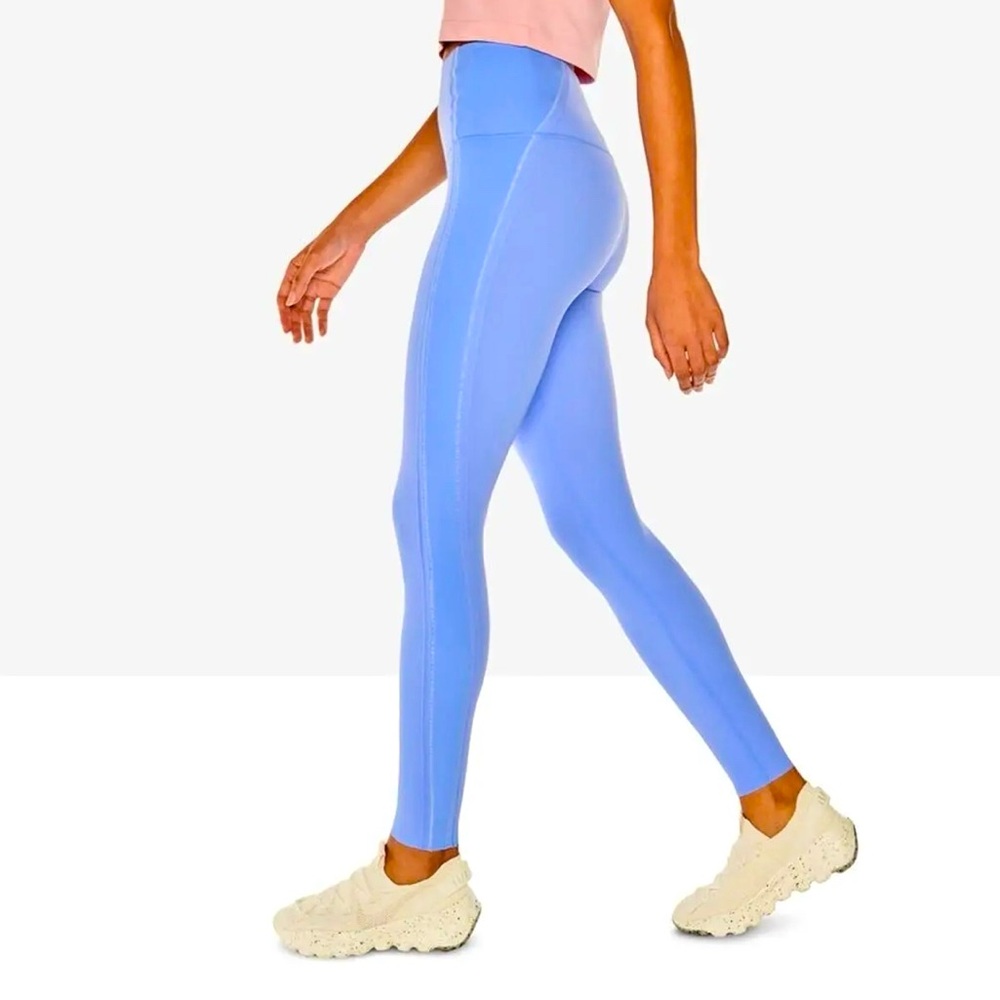 NEW Nike Yoga Luxe Women's Infinalon 7/8 Leggings - Periwinkle Blue XS